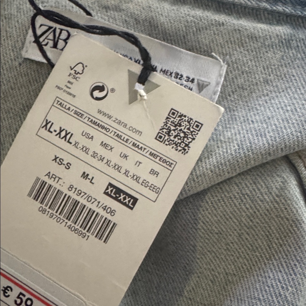 COPY - Zara Denim Trench Coat ๐ - Picture 2 of 2